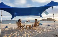 Usado, Sombra de playa ShadeEco Nomad - Tienda de playa de 9X8,5 pies - UPF50+ protección - cuatro postes segunda mano  Embacar hacia Argentina