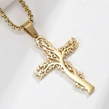 Cross pendant necklace for sale  Houston