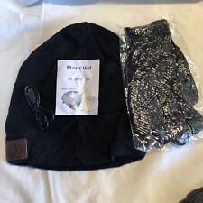 Black bluetooth beanie for sale  Red Bluff