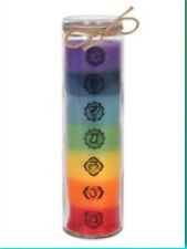 Novo Alto Chakra Vela Multicolorida Perfumado Cura Meditação Queima Longa, usado comprar usado  Enviando para Brazil