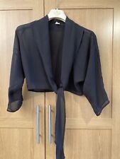 Black shrug jacket for sale  RINGWOOD