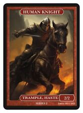 Human Knight Token Givememana Tokens Series 2 Magic the Gathering MTG for sale  Shipping to South Africa