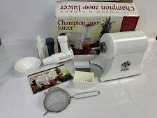 Champion Juicer 2000 G5-NG-853S Complete w/ Instructions Recipes WORKS, used for sale  Shipping to South Africa