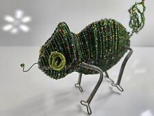Chameleon Wire Art Sculpture Beaded for sale  Shipping to South Africa