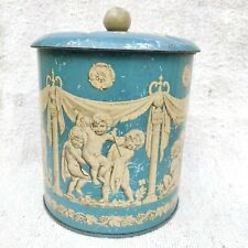 Vintage Old Angel Graphics Savoury Britannia Biscuit Advertising Tin Box T1030 for sale  Shipping to South Africa