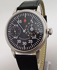 Molnija Laco Aviator Regulator Regulateur Vintage mechanical Wristwatch #262 for sale  Shipping to South Africa