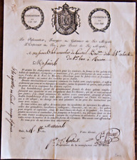 Empire 1812 document d'occasion  Morestel