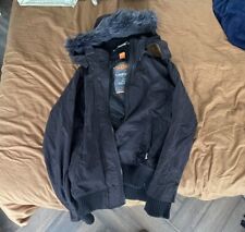 mens fur hooded jacket for sale  BRENTWOOD
