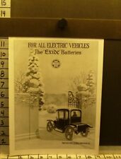 Exide 1914 coche eléctrico batería coche vehículo Filadelfia invierno A05 segunda mano  Embacar hacia Argentina