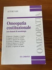 Omeopatia costituzionale usato  Trieste