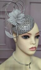 Fascinator silver small for sale  WIGTON