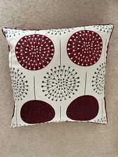 Red pattern cushion for sale  ROMSEY