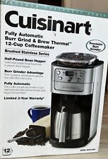 Cuisinart Coffee Maker Burr Grind & Brew Thermal 12-Cup Automatic DGB-900BC, used for sale  Shipping to South Africa