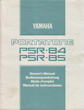 Usado, MANUAL Yamaha Portatone PSR-84 PSR-85 teclado manual do proprietário - piano sintetizador 1994 comprar usado  Enviando para Brazil