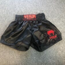 Shorts masculino Venum Muay Thai extra grande preto vermelho MMA desempenho de kickboxing comprar usado  Enviando para Brazil