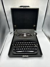 Vintage Remington Rand Deluxe Model 5 Manual Typewriter Portable w Carrying Case, used for sale  Shipping to South Africa