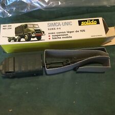 Solido Military Simca- Unic Complete With Missiles Boxed  for sale  Shipping to South Africa