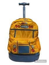 Usado, J WORLD NEW YORK MOCHILA ROLANTE/MALA ÔNIBUS ESCOLAR IMPRESSÃO 18" BOLSA DE LIVROS VIAGEM comprar usado  Enviando para Brazil