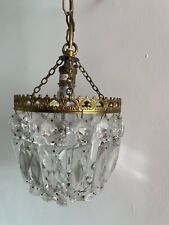 Vintage chrystal chandelier for sale  MAIDSTONE