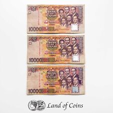 GHANA: 3 x 10,000 Ghana Cedis Banknotes. for sale  Shipping to South Africa
