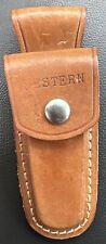 Used, Western S-534 Folding Blade Knife Leather Sheath ONLY~Vintage Block Letters! for sale  Shipping to South Africa