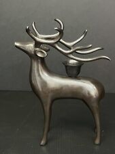 Metal reindeer candle for sale  Salinas
