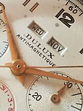 vintage Dulux high collectible all original TRIPLE CALENDAR CHRONOGRAPH, used for sale  Shipping to South Africa