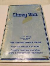 Chevy van 1986 for sale  Muskegon