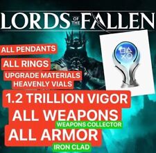 Lords of the Fallen PC XBOX PS5 TODAS AS ARMAS ARMOR ANÉIS PINGENTES troféu vigor comprar usado  Enviando para Brazil