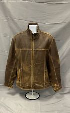 distressed leather jacket for sale  Saint Louis