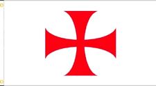 Drapeau templier croix d'occasion  Hérouville-Saint-Clair