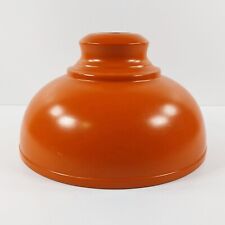 Orange enamel lampshade for sale  LEEDS