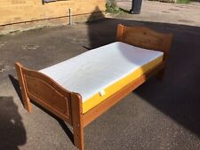 Single pine bed for sale  BEDFORD