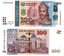 2022 Tajikistan P28 100 Somoni Banknote UNC w/ holograhic strip na sprzedaż  Wysyłka do Poland