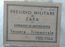 Tessera presidio militare usato  Reggio Calabria