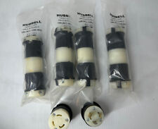 Plugues Hubbell HBL2611 / HBL2613 Twist-Lock macho/fêmea 30A 125V (5 conjuntos) comprar usado  Enviando para Brazil