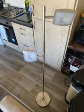 Floor lamp silver for sale  ST. NEOTS