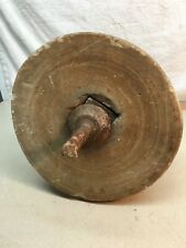 *ANTIQUE OLD GRINDING WHEEL SHARPENING STONE RUSTIC PRIMITIVE 12.5 in. DIAMETER* for sale  Mount Holly Springs