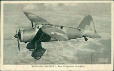 Westland Lysander II Army Cooperation Monoplane Valentine Printed 38A13, used for sale  MANCHESTER