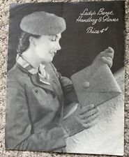 Vintage 1940s knitting for sale  WORTHING