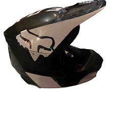 Used, Fox Racing Youth V1 LUX LEED Helmet Black White Small 55-56 Motocross for sale  Shipping to South Africa