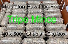 Sacos/blocos Frozen Piced Green Tripe 40x500g 20KG (44lbs) para cães BARF/CRU comprar usado  Enviando para Brazil