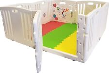 Venture All Stars Baby Playpen 8 Pcs Including Fun Activity Panel Fitted Floor M, used for sale  Shipping to South Africa