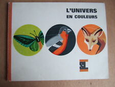 ALBUM IMAGES UNIVERS EN COULEURS BISCOTTES SAINT LUC SL 1968 INCOMPLET VIGNETTE d'occasion  Poitiers