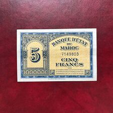 Maroc billet francs d'occasion  Saint-Jouan-des-Guérets