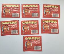 1988 Diamond Publishing Garfield the Cat Full Color Animated Sticker Packs (7) for sale  Shipping to South Africa