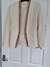 Cream gold jacket for sale  BIRMINGHAM