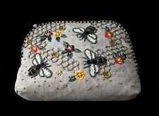 Bolso bandolera bordado con cuentas de flor de abeja Mary Frances panal segunda mano  Embacar hacia Argentina