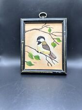 Vtg framed bird for sale  Godley