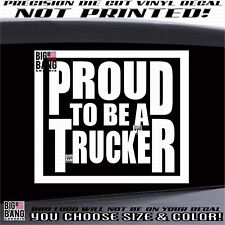 Proud trucker vinyl for sale  Oregon